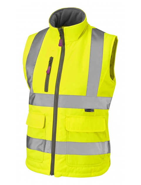 Leo Sandymere BWL01-Y Ladies Bodywarmer Yellow Clothing